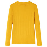 VidaXL Kindershirt mit langen Ärmeln 92 Ocker