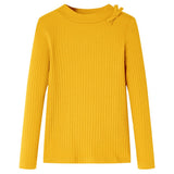 VidaXL Kindershirt mit langen Ärmeln 104 Ocker
