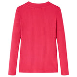 VidaXL Kindershirt mit langen Ärmeln 104 leuchtendes Rosa