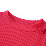 VidaXL Kindershirt mit langen Ärmeln 104 leuchtendes Rosa