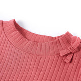 VidaXL Kindershirt mit langen Ärmeln 92 Altrosa