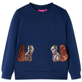 VidaXL Kinderpullover 116 Marineblau