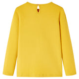 VidaXL Kindershirt mit langen Ärmeln 104 Ocker