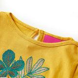 VidaXL Kindershirt mit langen Ärmeln 104 Ocker
