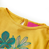 VidaXL Kindershirt mit langen Ärmeln 116 Ocker
