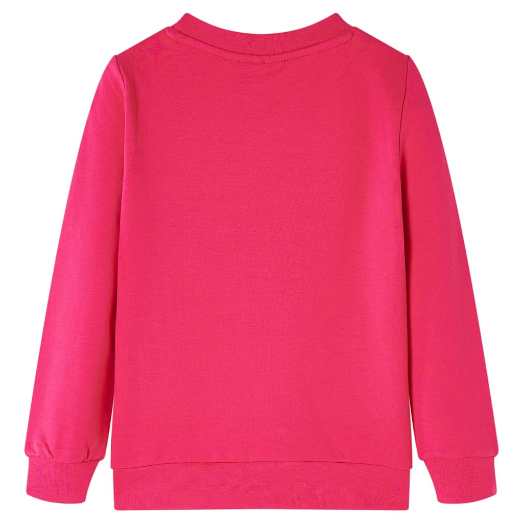 VidaXL Kinderpullover 128 leuchtendes Rosa