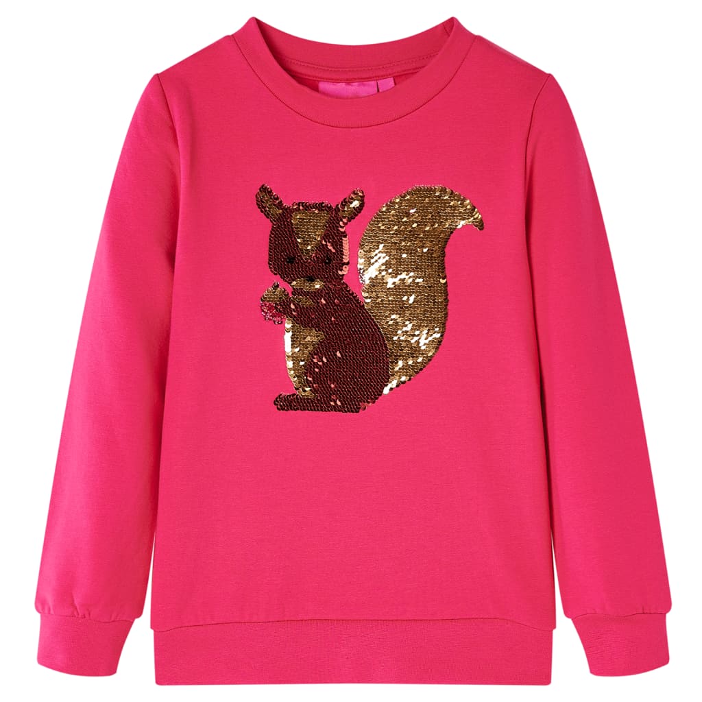 VidaXL Kinderpullover 140 leuchtendes Rosa