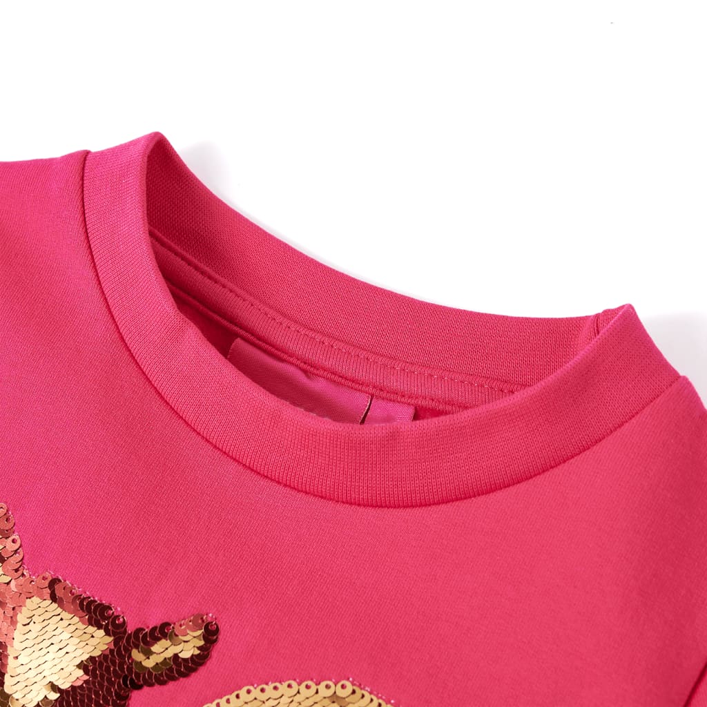 VidaXL Kinderpullover 140 leuchtendes Rosa