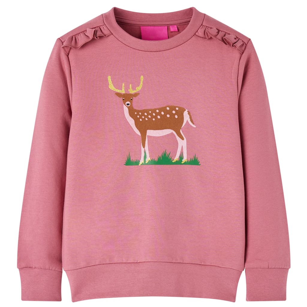 VidaXL Kinderpullover 92 himbeerfarben