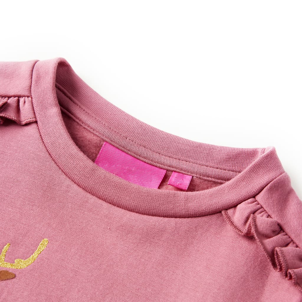 VidaXL Kinderpullover 128 himbeerfarben