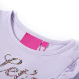 VidaXL Kindershirt mit langen Ärmeln 128 Hellflieder