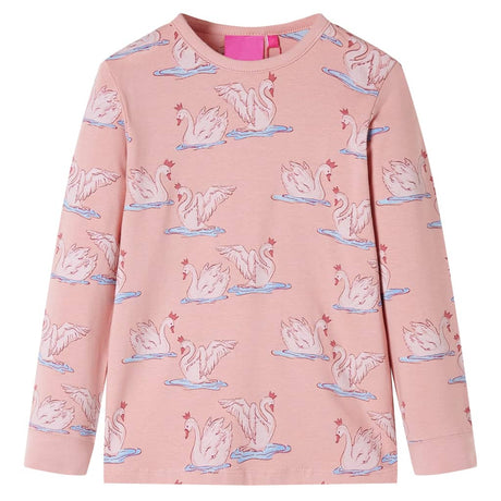 Vidaxl Kinderpyjama mit langen Ärmeln 116 Hellrosa