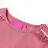 VidaXL Kindershirt mit langen Ärmeln 140 himbeerfarben