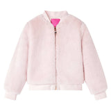 VidaXL Kindermantel 140 Kunstfell Zartrosa