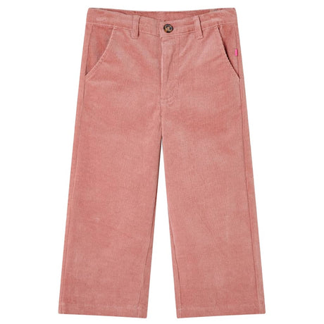 VidaXL Kinderhose 104 Cord Altrosa