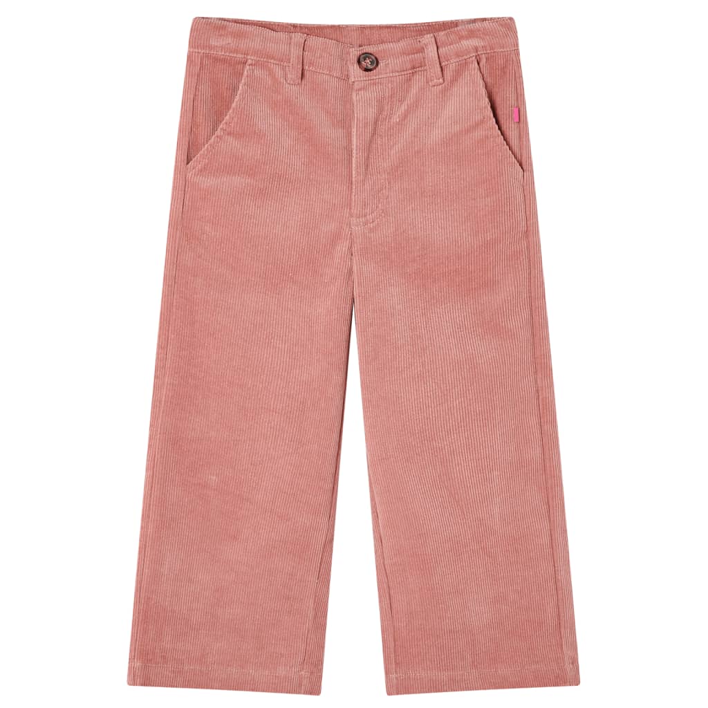 VidaXL Kinderhose 140 Cord Altrosa
