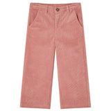 VidaXL Kinderhose 140 Cord Altrosa