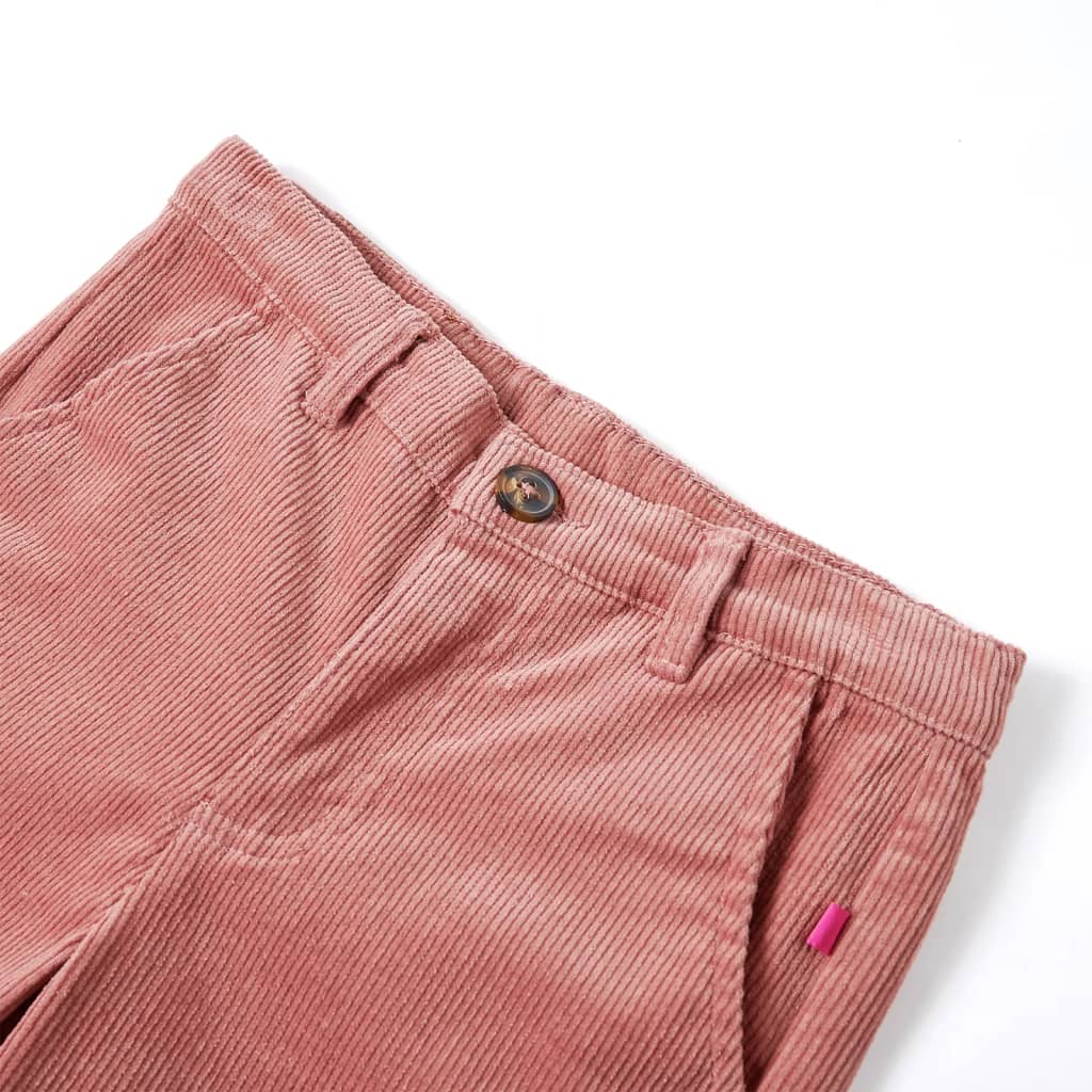 VidaXL Kinderhose 140 Cord Altrosa