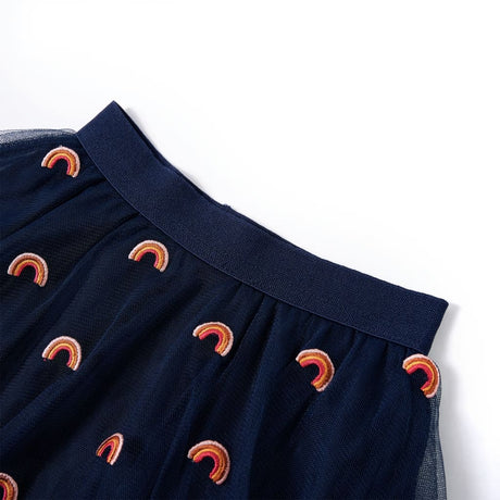 VidaXL Kinderrock mit Tüll 92 Marineblau