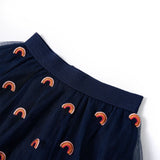 VidaXL Kinderrock mit Tüll 116 Marineblau