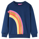 VidaXL Kinderpullover 140 Marineblau