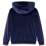 VidaXL Kinderjacke mit Kapuze 92 Marineblau