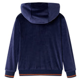 VidaXL Kinderjacke mit Kapuze 104 Marineblau
