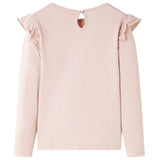 VidaXL Kindershirt mit langen Ärmeln 128 rosa