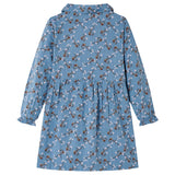 VidaXL Kinderkleid mit langen Ärmeln 104 in der Farbe Petrol