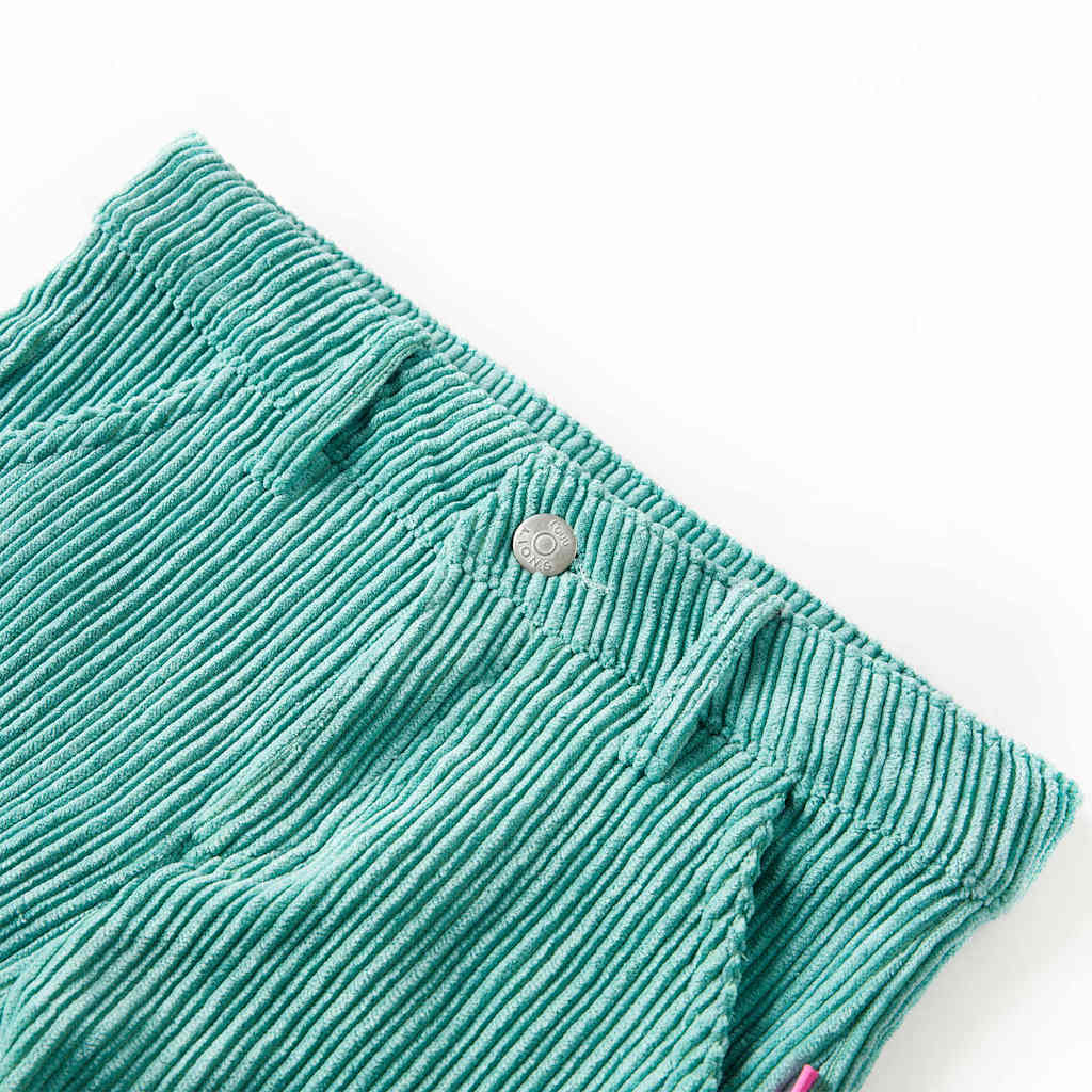 VidaXL Kinderhose 92 Cord Mintgrün