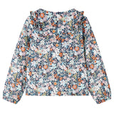 VidaXL Kindershirt mit langen Ärmeln 128 dunkelblau