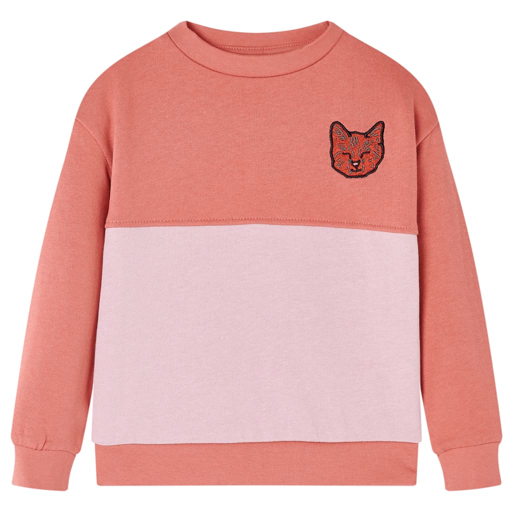 VidaXL Kinderpullover Blockdesign 92 Rosa
