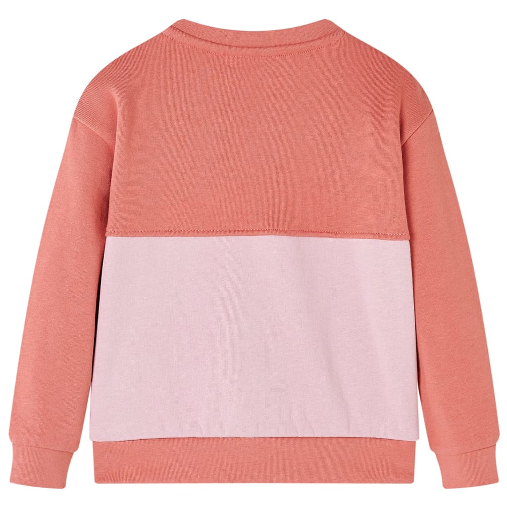 VidaXL Kinderpullover Blockdesign 104 Rosa