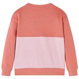 VidaXL Kinderpullover Blockdesign 116 Rosa