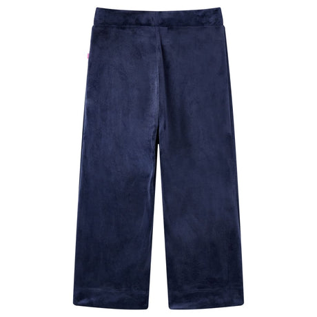 VidaXL Kinderhose Samt 92 dunkelblau