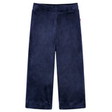 VidaXL Kinderhose Samt 128 Dunkelblau
