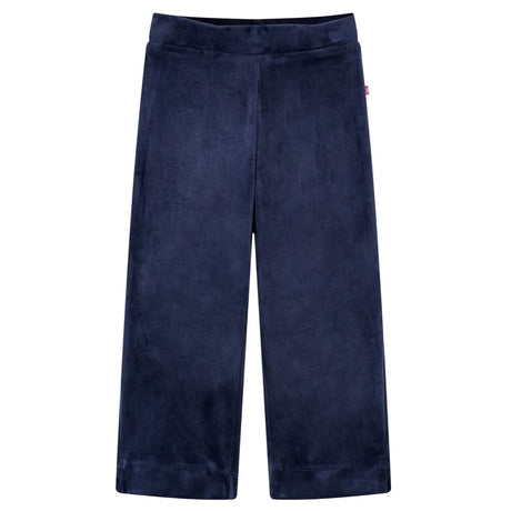 VidaXL Kinderhose Samt 128 Dunkelblau