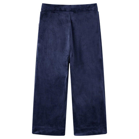 VidaXL Kinderhose Samt 128 Dunkelblau