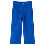 VidaXL Kinderhose 92 Cord Kobaltblau