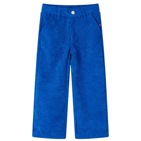 VidaXL Kinderhose 116 Cord Kobaltblau