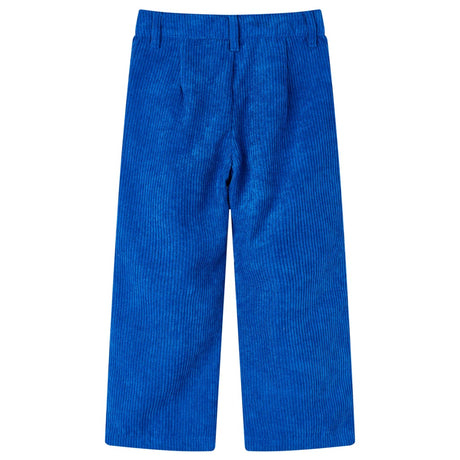 VidaXL Kinderhose 116 Cord Kobaltblau