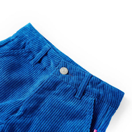 VidaXL Kinderhose 116 Cord Kobaltblau