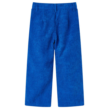 VidaXL Kinderhose 128 Cord Kobaltblau