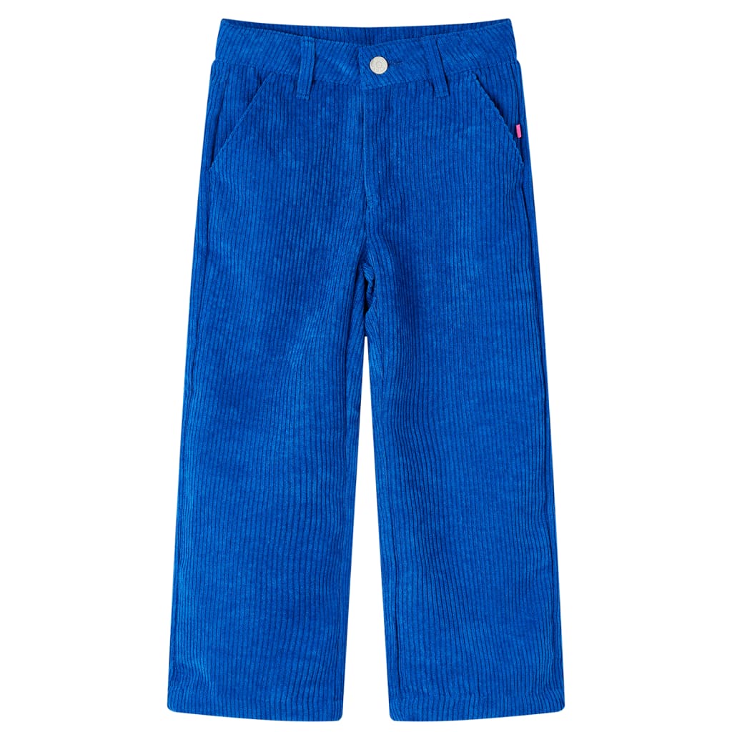 VidaXL Kinderhose 140 Cord Kobaltblau