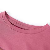 VidaXL Kindershirt mit langen Ärmeln 128 himbeerfarben