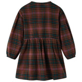 VidaXL Kinderkleid mit langen Ärmeln 104 cognacfarben