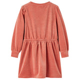 VidaXL Kinderkleid mit langen Ärmeln 104 Mittelrosa