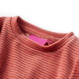 VidaXL Kinderkleid mit langen Ärmeln 140 mittelrosa