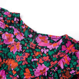 VidaXL Kinderkleid mit langen Ärmeln 116 leuchtendes Rosa