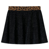 VidaXL Kinderrock mit Leopardenbund 92 Schwarz
